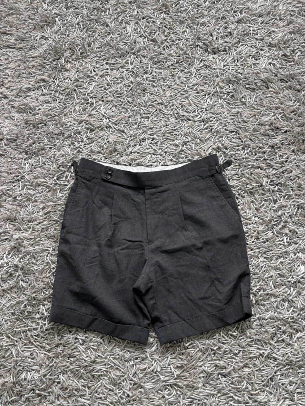 SPIER & MACKAY WOOL CONTEMPORARY SHORTS GREY SZ 34